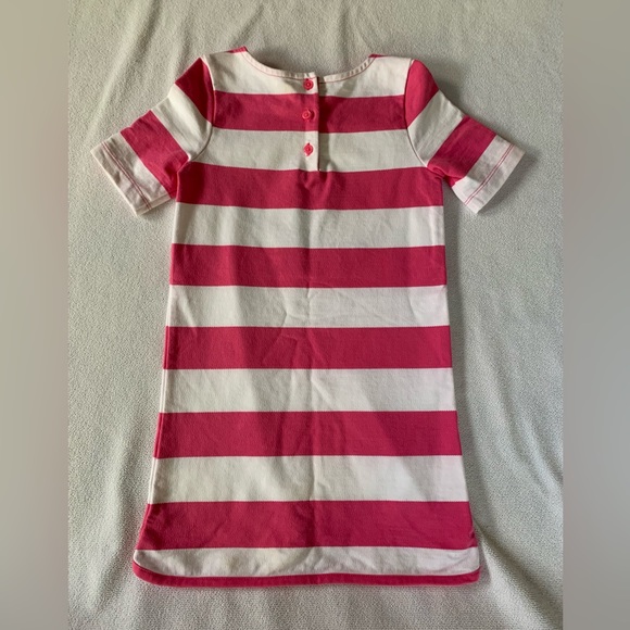 GYMBOREE GIRLS- SEQUIN SEAGULL PINK STRIPE DRESS sz 5 - Picture 3 of 7